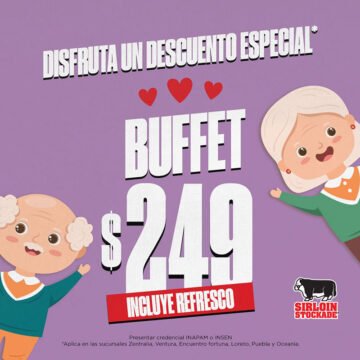 Disfruta un descuento especial